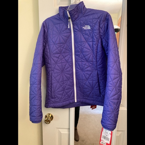 The North Face Jackets & Blazers - North face purple zip up jacket size M